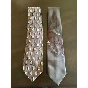 Vintage Tie Bundle – Bill Blass Silk & Wembley Paisley Polyester Neckties
